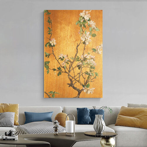 Tranh Hoa Nghệ Thuật Vẽ Tay Cao Cấp Trang Trí Nội Thất (H10)