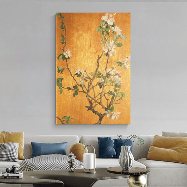 Tranh Hoa Nghệ Thuật Vẽ Tay Cao Cấp Trang Trí Nội Thất (H10)