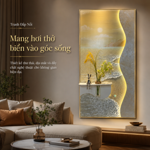 1-7 Biển Vàng Kim Hoàng Hôn Đèn LED (H91)